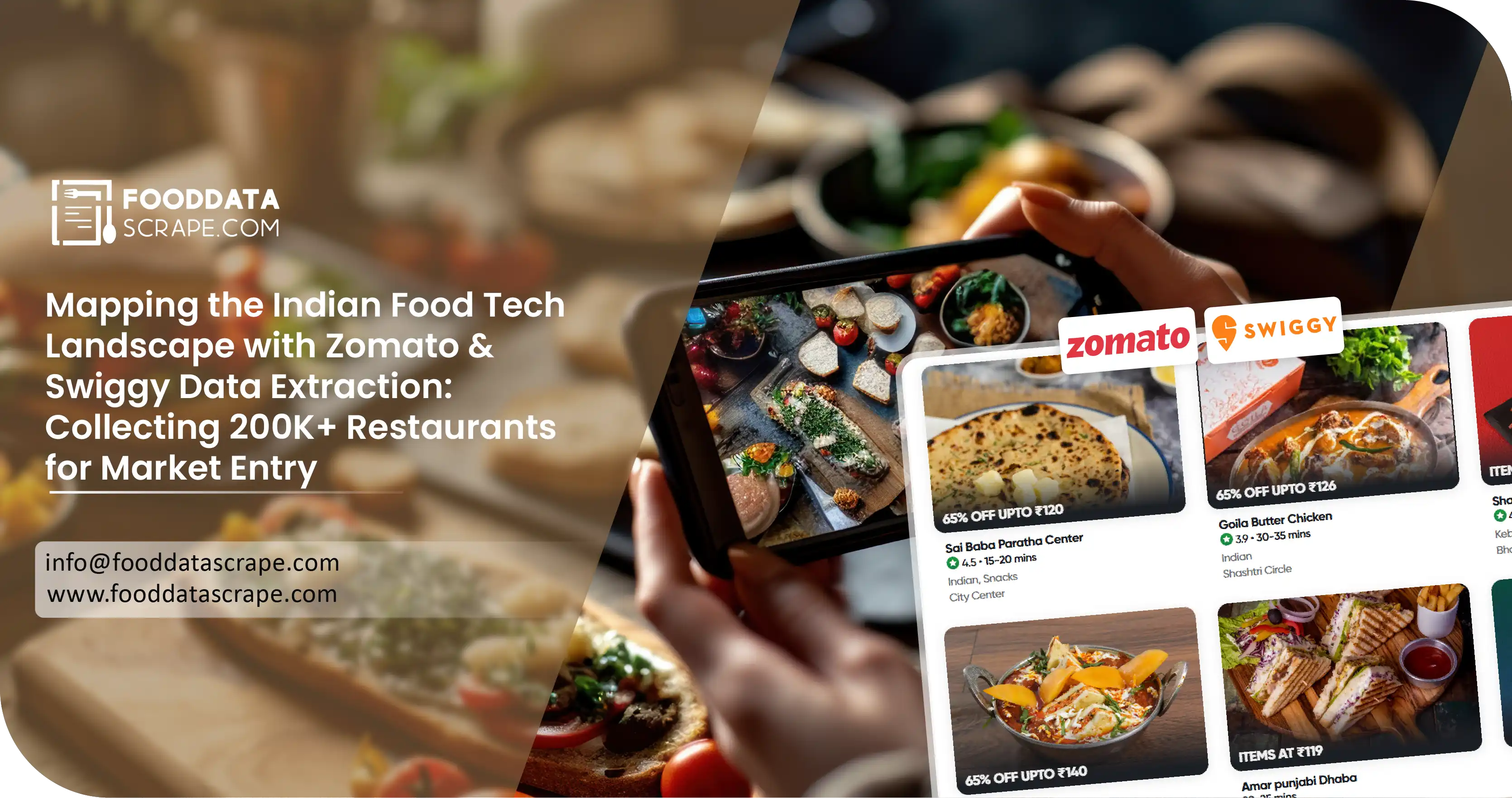 Mapping the Indian Food Tech Landscape with Zomato & Swiggy Data Extraction
